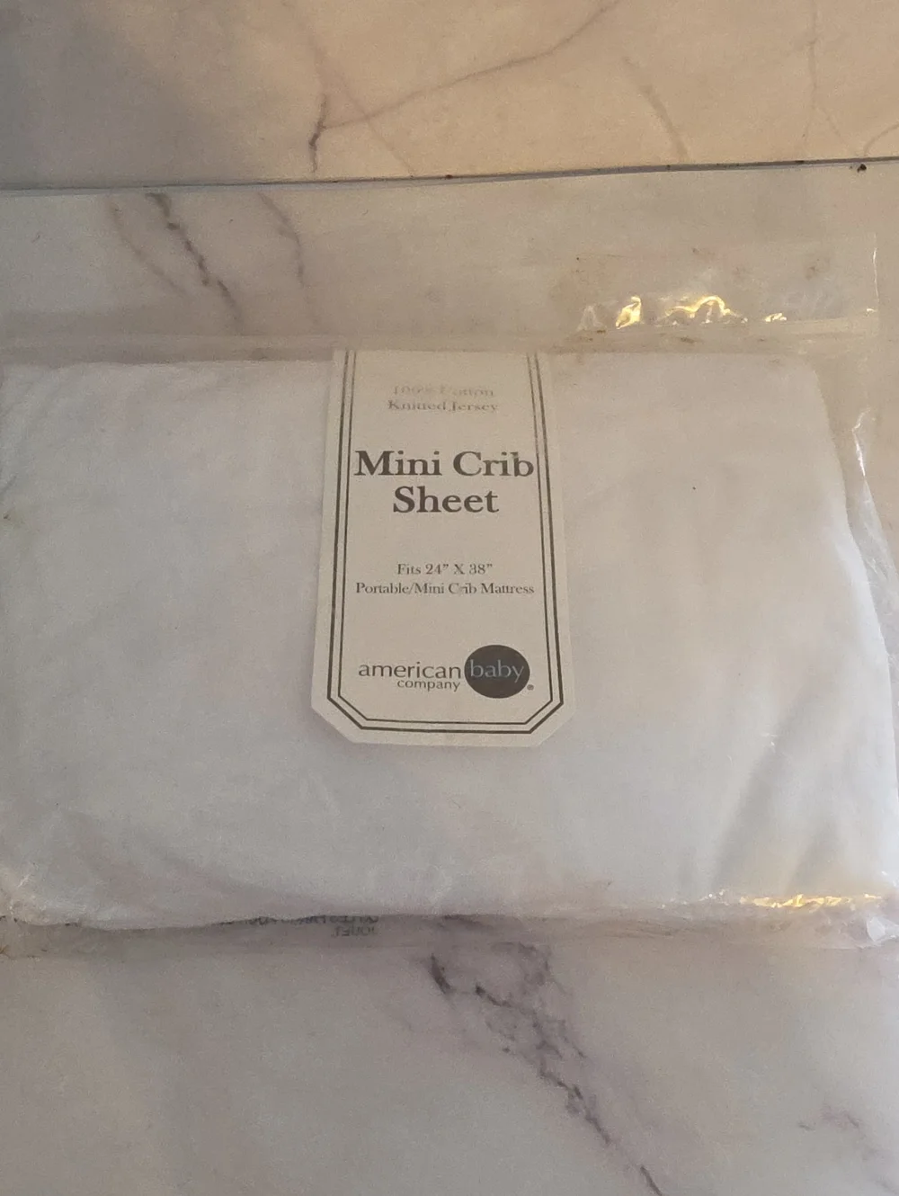 American Baby Company 100% Natural Cotton Fitted Mini Crib Sheet 38